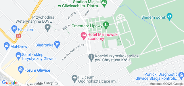 Mapa dojazdu Dom Pamięci Żydów Górnośląskich Gliwice