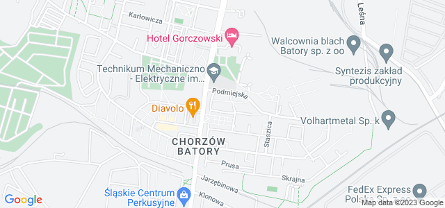 Mapa dojazdu Kancelaria Kanoniczna Skrzypczak  - Dariusz Skrzypczak Gliwice