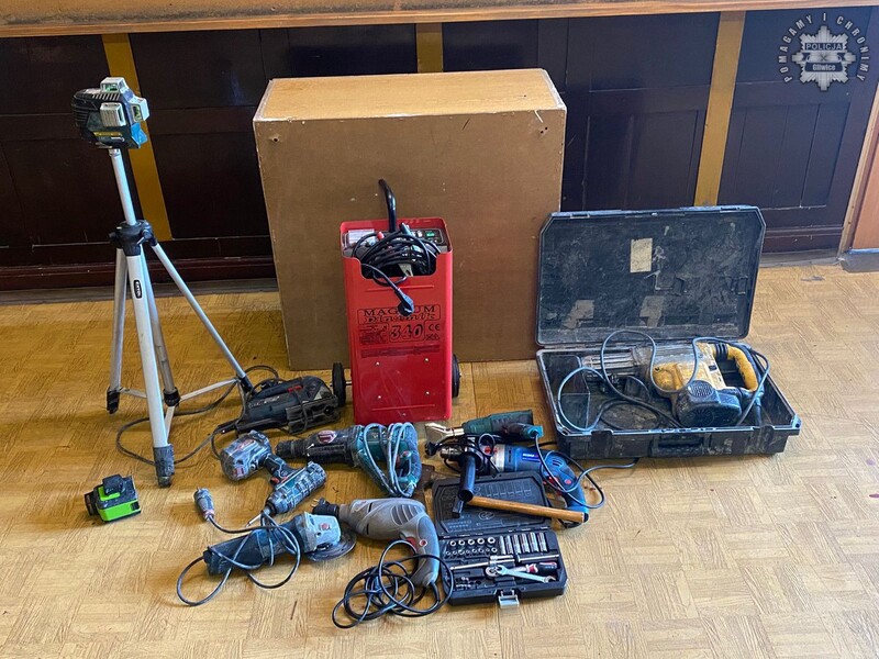 Gliwiccy policjanci zatrzymali złodziei elektronarzędzi