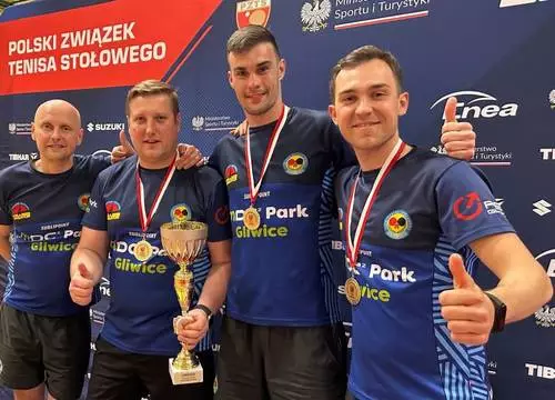Gliwiczanie zdobyli Drużynowy Puchar Polski mężczyzn w tenisie stołowym!