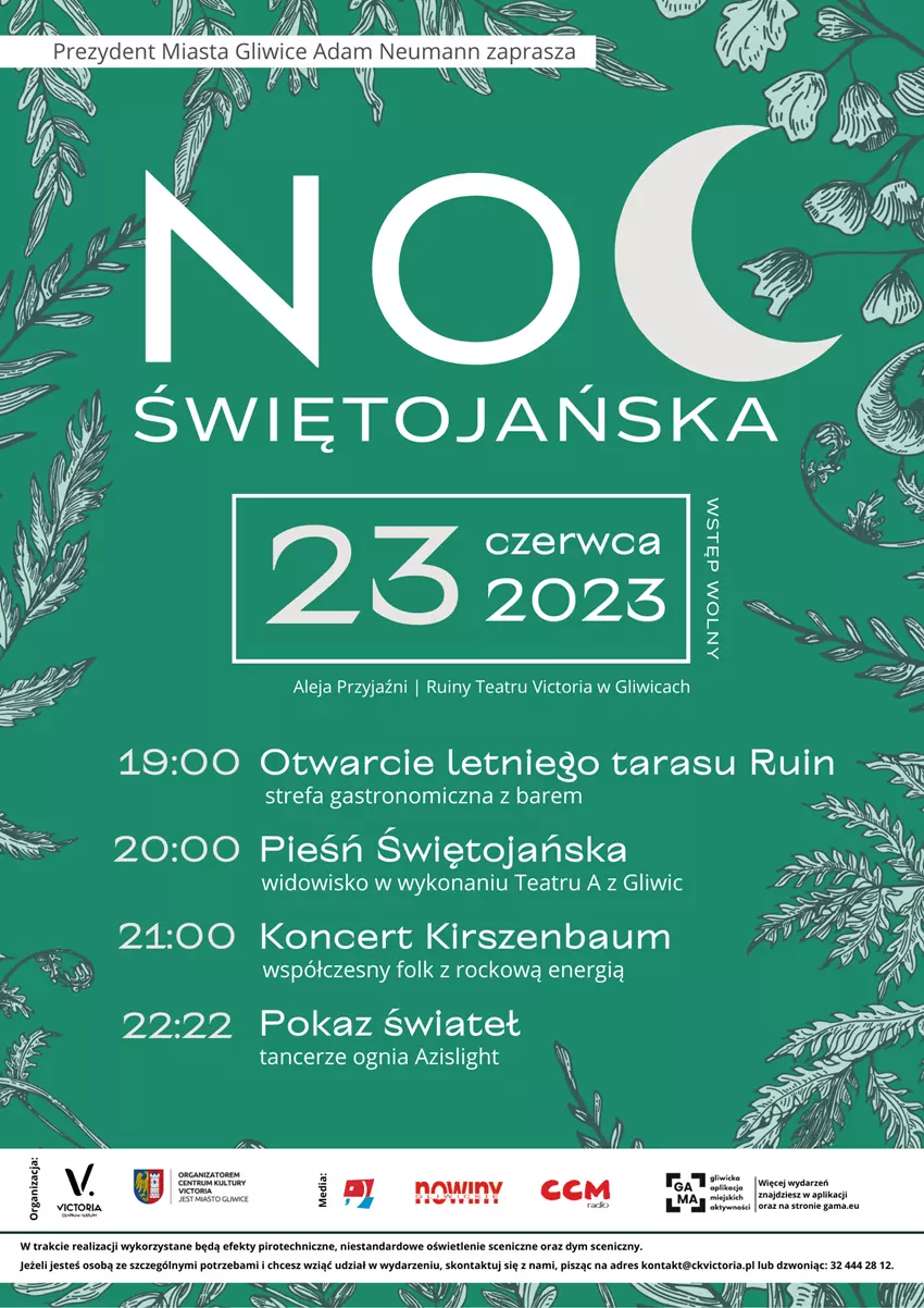 Klimatyczna Noc Świętojańska w Gliwicach. Poznaj program! / fot. UM Gliwice
