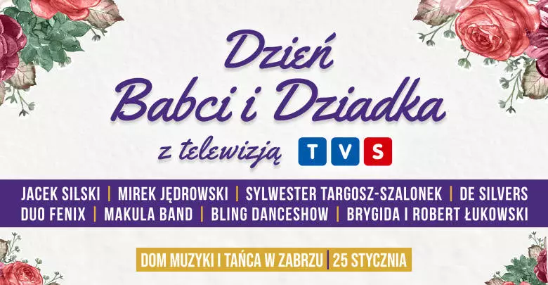Koncert "Dzie&#324; Babci i Dziadka z Telewizj&#261; TVS"!