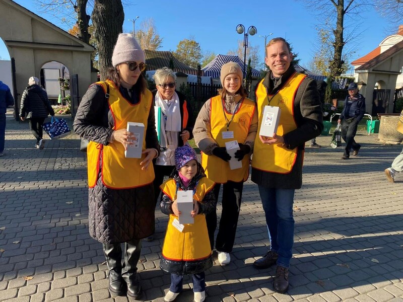 Listopadowa kwesta na rzecz gliwickiego hospicjum. Wolontariusze zebrali rekordową kwotę!