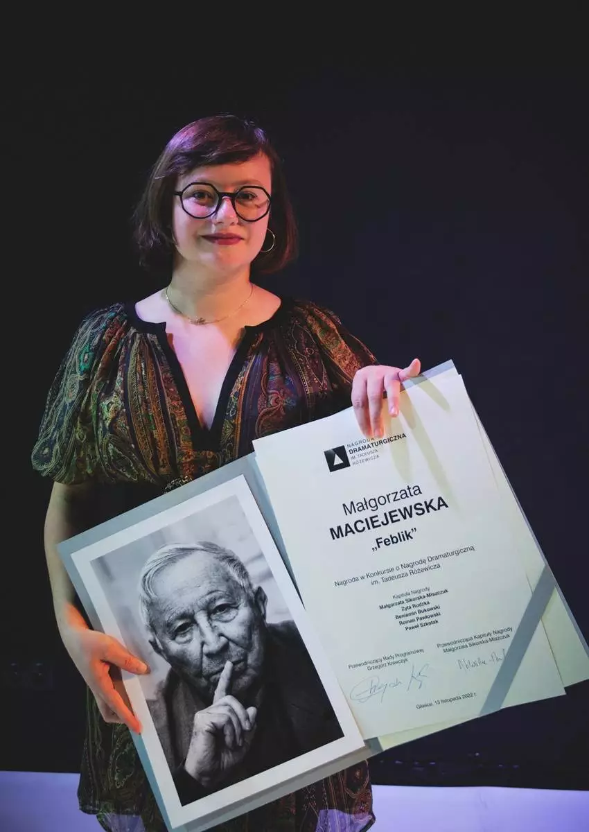 Małgorzata Maciejewska laureatką Nagrody Dramaturgicznej im. Tadeusza Różewicza / fot. UM Gliwice