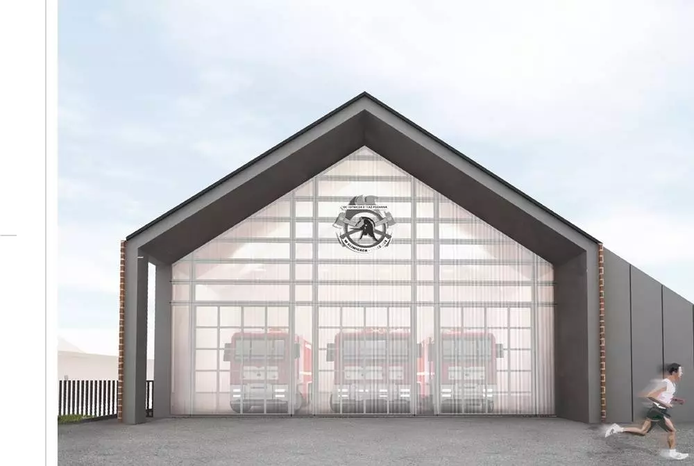 Miasto wspiera strażaków ochotników. Budowa remizy strażackiej / fot. UM Gliwice