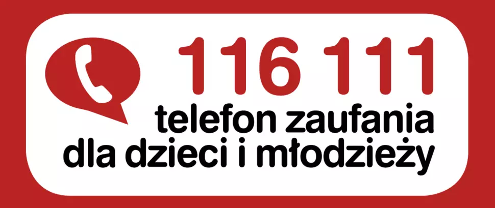 Ogólnopolski telefon zaufania dla dzieci i m&#322;odzie&#380;y - 116 111