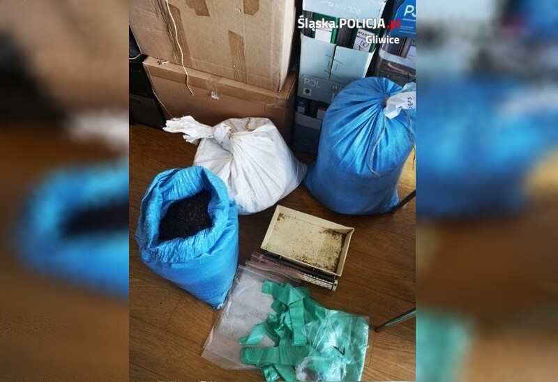 Policjanci zabezpieczyli 22 kg krajanki tytoniowej