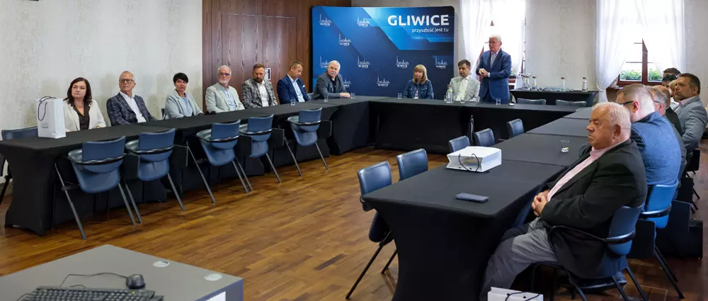 Prezydent Gliwic spotkał się z prezesami spółdzielni mieszkaniowych / fot. UM Gliwice