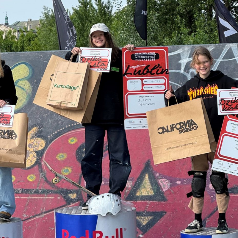 Skaterka z Gliwic dwukrotnie na podium przystanków Pucharu Polski!