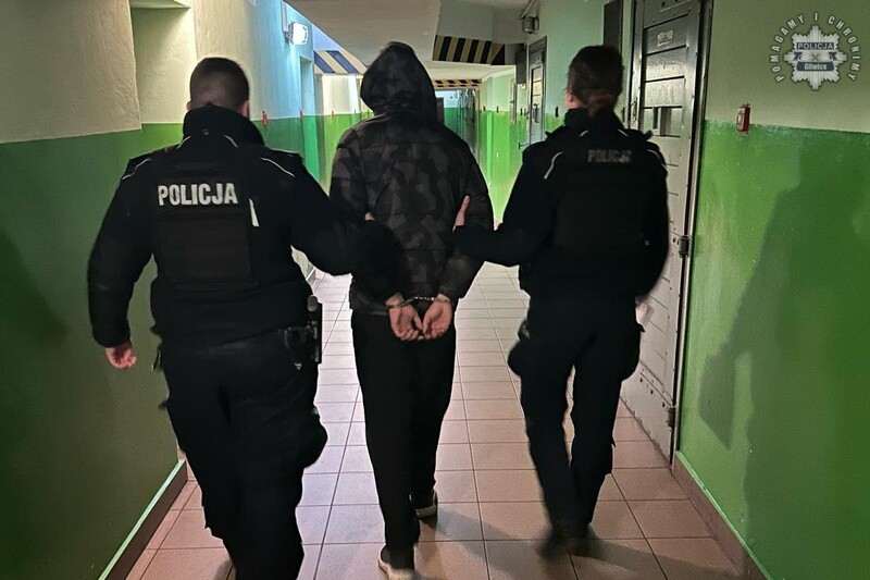 Sprawca kradzieży rozbójniczej w Toszku zatrzymany!
