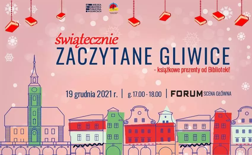 Świątecznie Zaczytane Gliwice - akcja z prezentami / fot. MBP