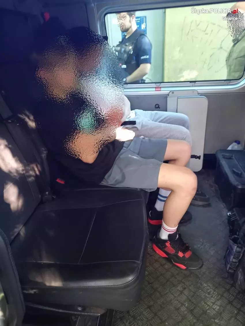 Ucieczka nastolatka na skuterze przed gliwicką policją. Dlaczego zaczął uciekać? / fot. KMP Gliwice